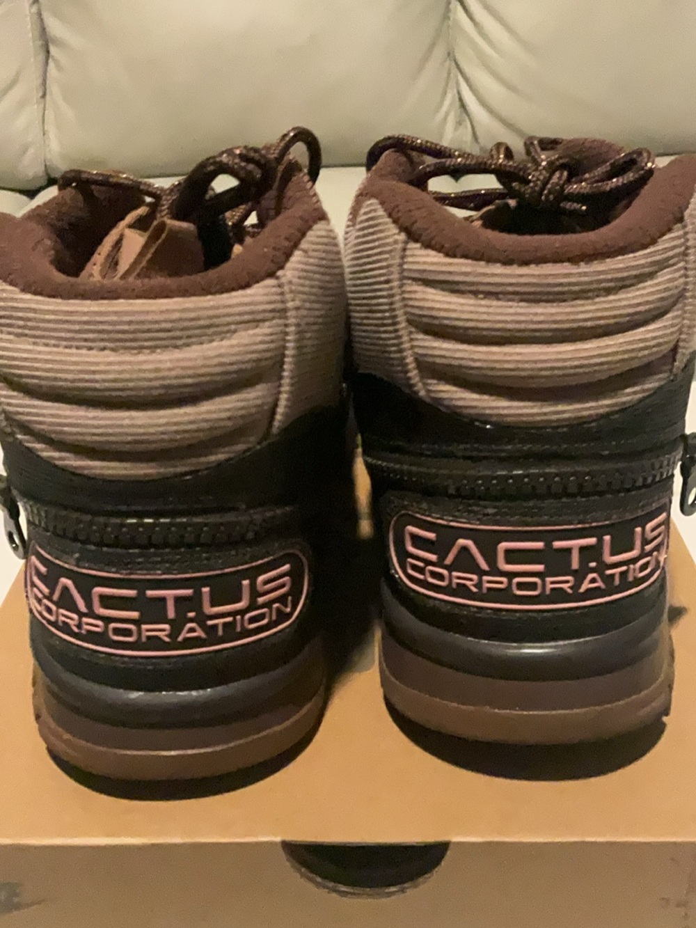 Nike Men's Brown and Dark Brown Travis Scott Trainer Sneakers - Picture 5 of 10